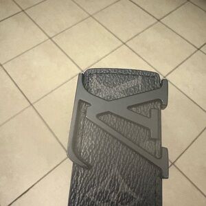 Louis Vuitton Black Leather Belt